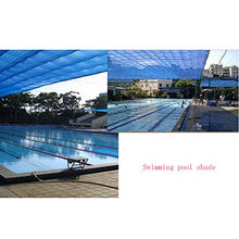 Moolo Rete ombreggiante Rete ombreggiante, 3x50m Protezione Solare a 6 Pin Laterale Ispessita Balcone Tetto Interno Perforazione Blu (Dimensioni : 2Mx100M)