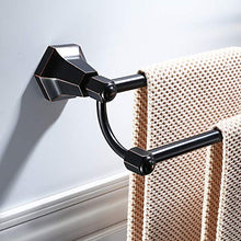 LCSD Retro Black Bold Rounded Corners Copper Drill Hole Bagno Home Hotel Bagno Rack/Mensola/portasciugamani