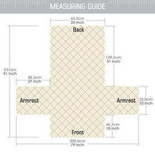 TAOCOCO Copridivano 1 posti elasticizzato reclinabile Divano Protector Slipcovers Grigio chiaro - Arredi Casa