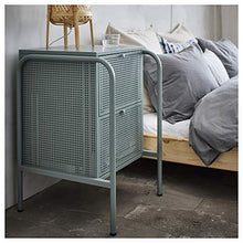 NIKKEBY cassettiera 2 cassetti 2 cassetti grigio-verde