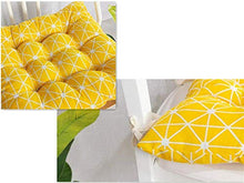 HYLX Cuscino Sedile, Cuscino Sedia, Cuscino Sgabello Rotondo, Cuscino Sedia Floreale Antiscivolo in Cotone Spesso, per Giardino, terrazza Esterna