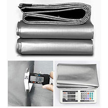 MHBGX Telone Impermeabile per Esterni Resistente, con Occhielli per Teloni Leeri per Tende da Sole per Rimorchi da Camion 200G / M²,un,3,8X5,8 M