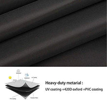 SIRUITON Copertura per Tavolo da Ping Pong Esterno Giardino Protettiva Impermeabile Cover Resistente Vento Sbiadire Strappando Nero
