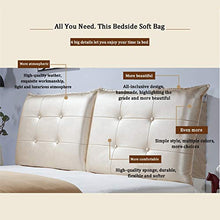 LXLIGHTS Capezzale Cuscino Testiera, Testiera Letto Matrimoniale bay Window Bed Wedge Back Support Pillow per Camera da Letto Divano Letto, 8 Colori, Personalizzabile