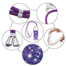 Custodia protettiva in silicone e TPU con cordino per iPhone XR (6,1 pollici) (viola)