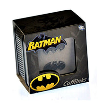 Batman Logo Black Enamel Cufflinks