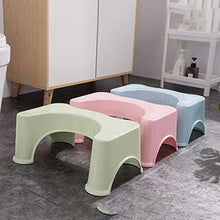 cdhgsh Bagno Squatty Vasino WC Sgabello Bambini Donna Incinta Sedile WC Poggiapiedi Squatty Vasino Azzurro