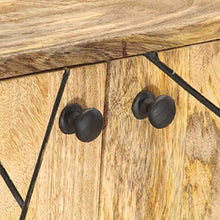 vidaXL Credenza 118x30x75 cm in Legno Massello di Mango