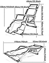 Sedie da giardino reclinabili Sedia reclinabile pieghevole Reclinabile pieghevole, Sedia da spiaggia pieghevole Zero Gravity con braccioli per sedia da interno pigro Sedia da spiaggia da pesca reclina