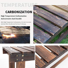 SHZSR Panca con Scarpetta da Banco in Legno - Forest Garden Forest Sleeper Bench