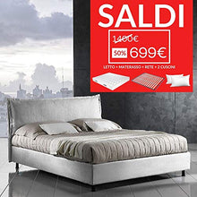 EVERGREENWEB - Letto Matrimoniale con Box Contenitore + Materasso Matrimoniale + Coppia Cuscini Memory Foam Gratis + Rete a Doghe in Legno, Elegante Testiera in Tessuto Imbottito SFODERABILE, Grigio