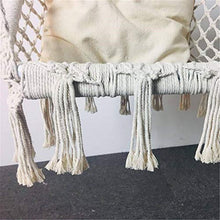 Xhtoe, dondolo in macramè, amaca da appendere in cotone, corda per dondolo, dondolo