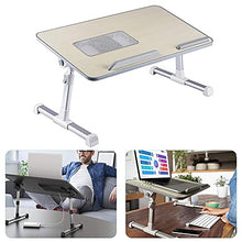 Tavoli da picnic Scrivania per laptop pieghevole semplice multifunzione con ventilatore di raffreddamento Sollevamento della tavola del letto del letto del letto del letto del computer della tavola de