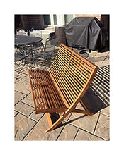 INTERBUILD REAL WOOD Divano Stockholm 120 cm, Oliato Teak Dorato