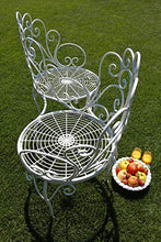 adami Poltrona Doppia da Giardino in Ferro 125x55H93,5cm Viareggio Bianca