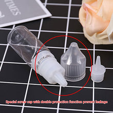 Gjyia 10ml-120ml Plastica Pet Contagocce Vuoto Occhio Liquido Bottiglia d'Acqua Trasparente Tappo Punta Lunga