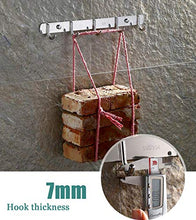 Appendiabiti a Parete(5 ganci)Attaccapanni da muro moderno，Viene fornito con colla e viti，Adatto per cucina, porta, camera, corridoio, bagno ecc.