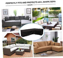 Patio Mobili Shield a Forma Di L Divano Scudo Antipolvere Impermeabile Mobili Protezione D'angolo Divano Shield Per Dell'interno Esterna Veranda Accessori Da Giardino