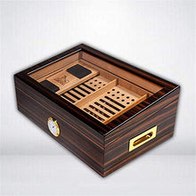 CLJ-LJ Con Cedar Cigar Accessori Creativo visualizzazione Cedar Cigar Box in Pelle Legni Dipinti Humidor