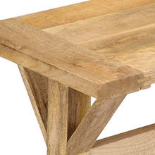 Tidyard Panca da Ingresso in Legno Massello di Mango,da Giardino/Patio/Balcone da Esterni o da Cameretta/Salotto/Corridoio per Interni 160x35x45 cm