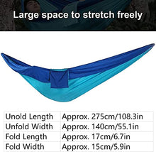 Amaca amaca antistrappo per 2 persone per picnic all'aperto in campeggio (blu)