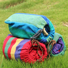 Yardwe Amaca Altalena Amaca da Esterno Amaca di Tela Multifunzionale Amaca per Campeggio Campeggio 260 x 80 cm (Blu)
