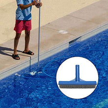 JUSTDOLIFE Spazzola Professionale per Piscina con Spazzola in Acciaio Inossidabile