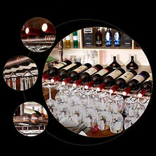 FWZJ Wine Lovers/Wine Holder Retro Ceiling-Type Wine Racks Wine Bottle Holder Wine Glass Racks Adjustable Height Rack Goblet Stemware Racks/Floating Wine Shelf/Hanging Wine Holder