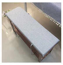 DDLIUKANG Cuscino per Panca da Interni per Esterni Imbottitura di Ricambio per Materasso,4cm Addensare Spugna Imbottita Cuscino Panca -Striscia e 200×40×4cm(79×15×1.6in)