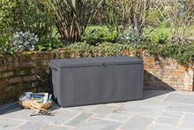 Keter 6039 - Scatola di Immagazzinaggio da Giardino, Colore Antracite, Capacita 302 L