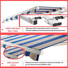 LWH Tenda da Sole,Veranda terrazzo,espansione Manuale Pieghevole e Facile da installare Impermeabile e Resistente ai Raggi UV,150x150cm