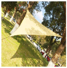 ZGQSW Vela Parasole da Giardino Triangolare per Esterni, terrazza ventilata e Vela ombreggiante Resistente ai Raggi UV, con Telo in Corda Libera, Multiforme(Size:3.6x3.6x3.6m)
