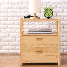 FEANG Camere da Comodino Multifunzione Moderno Comodino Minimalista cassettiera ripiano e 2 cassetti, tavolino per Soggiorno Camera da Letto