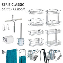 WENKO Portaoggetti Classic, Acciaio, 24 x 6.5 x 14 cm, Cromo