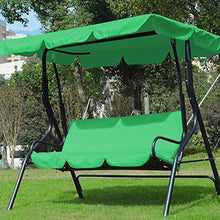 Set di federe per cuscino per sedia a dondolo e sedia da giardino, impermeabile, per 3 posti, per patio e altalena (solo cover2)
