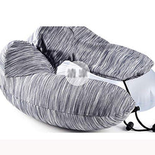 Vn Cuscino a Forma di U Cuscino Gonfiabile Cuscino da Viaggio per Aereo Cuscino da Viaggio Cuscino per Il Collo per Adulto Cuscino da Viaggio a Forma di U,1