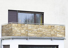 Wenko Copribalcone con Motivo Decorativo in Pietra - 500 x 85 cm