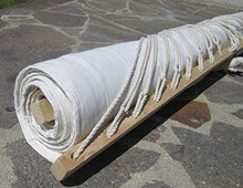 SAS AS-S Amaca XXL Deluxe Nobile 410cm con Cornice in Legno larice MOD. Filled Edition Cream