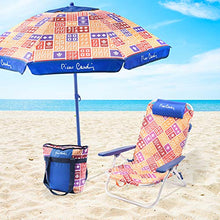 Pierre Cardin Spiaggina Parigi Sedia da Spiaggia Pieghevole in Alluminio, 53x62x77 cm
