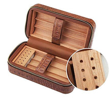 ZLMMY Humidor for sigari Fatto a Mano, Scatola da scrivania for sigari con umidificatore