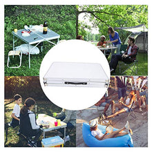 DAUERHAFT Forniture di mobili Antiscivolo Comodo Tavolo Pieghevole per Esterni, per Barbecue, Adatto per Esterni