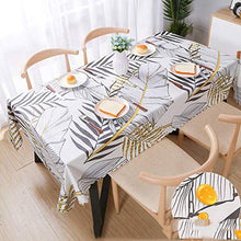 Traann Plastic Table Covers Wipe Clean, Square Modern/Protector Textile Backing Retro style-100 * 160_D