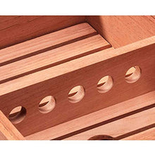 SMEJS Cedar Cigar Humidor - Portable Pine Cigar Cabinet Grande capacità a Due Cigar Humidor