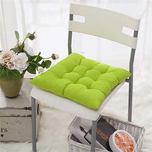 LucaSng - Set di 4 cuscini per sedie con nastro, 40 x 40 x 5 cm, in rattan, extra spessi, comodi