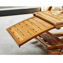 Iyom Zero Gravity, Sedie a Sdraio, Sedia da Campeggio, Lettino Prendisole, Sedia a Dondolo Pieghevole in Legno Balcone Sedia con Schienale Regolabile in bambù con poggiatesta e Massaggio ai Piedi