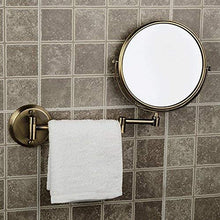 Z-LIANG Verde Bronzo fissato al Muro dello Specchio di Bellezza Bagno con Montaggio a Parete Specchio a Scomparsa Specchio di Trucco Specchio Retro