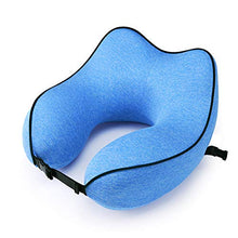 DYHQQ Cuscino da Viaggio Memory Foam Neck & Head Support Cuscino Soft Sleeping Resto Cuscino per Aereo Car & Home,A