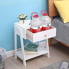 Comodini Moderna Legno Solido Fianco con Forte Portata for Camera da Letto, Studio, ECC (Color : A)