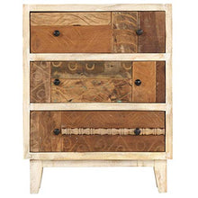 FAMIROSA Credenza 60x30x75 cm in Legno Massello di Recupero Marrone