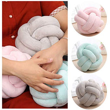 shuxuanltd Paracolpi Treccia Paracolpi Lettino Treccia Cuscini Divano Cuscini per Divano Cuscino per Divano Decorazioni per La Casa Cuscino Morbido Cuscino Fluffy Cuscino Annodato Grigio Chiaro